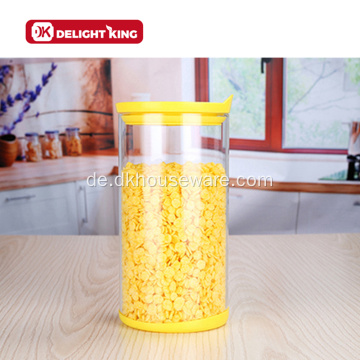 Glas Snacks Körner Aufbewahrungsgefäß mit Kunststoffdeckel